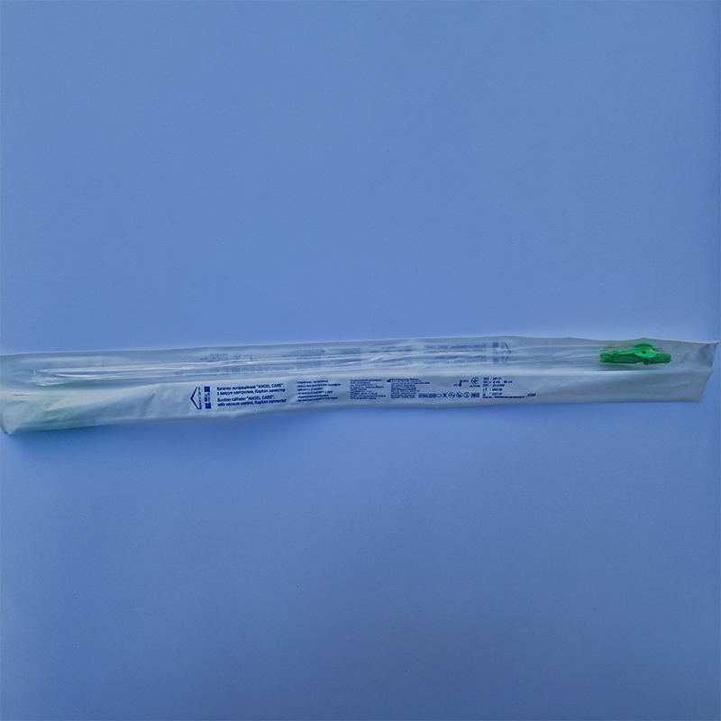 Катетер аспіраційний "ANGEL CARE", 6 Fr, з вакуум контролем, Kapkon конектор